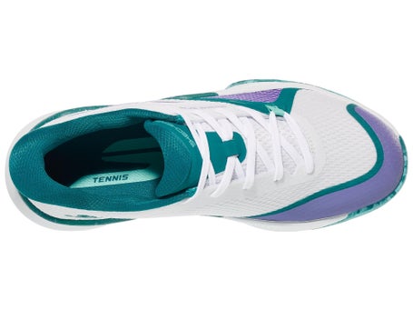 Skechers State Champ White/Turquoise Womens Shoes