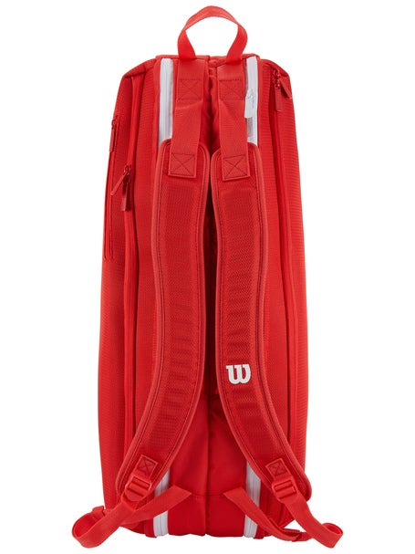 Wilson Super Tour Red 6-Pack Bag
