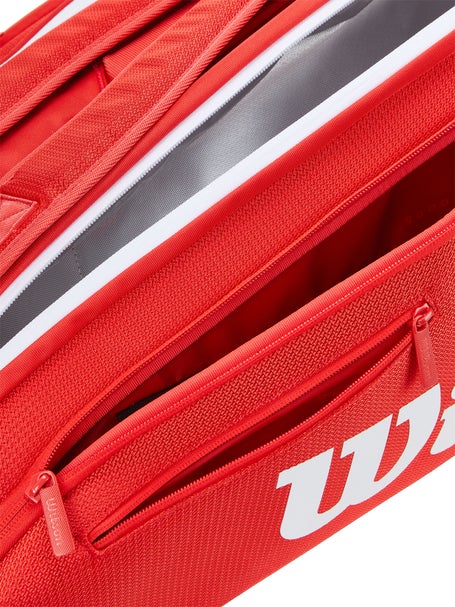Wilson Super Tour Red 9-Pack Bag
