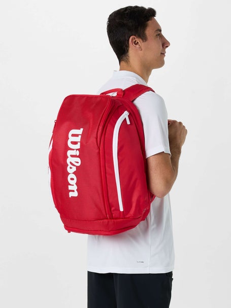 Wilson Super Tour Red Backpack Bag