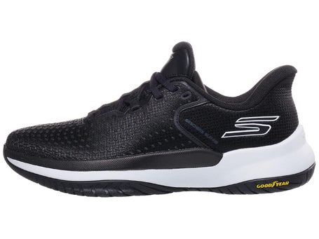 Skechers Viper Court Elite Bk/Wh Woms Pickle Shoes