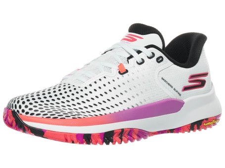 Skechers Viper Court Elite Wh/Pink Woms Pickle Shoes