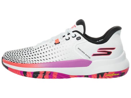 Skechers Viper Court Elite Wh/Pink Woms Pickle Shoes