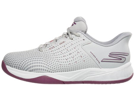 Skechers Viper Court Reload Grey Womens Pickle Shoes