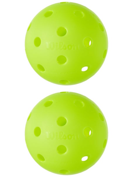 Wilson Tru 32 Outdoor Pickleballs - Neon