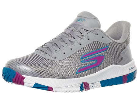 Skechers Viper Court Pro 2 Grey Womens Pickle Shoes