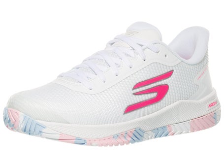 Skechers Viper Court Pro 2 Wh/Pk Woms Pickle Shoes