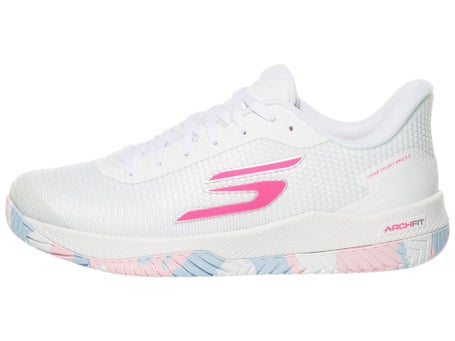 Skechers Viper Court Pro 2 Wh/Pk Woms Pickle Shoes