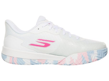 Skechers Viper Court Pro 2 Wh/Pk Woms Pickle Shoes