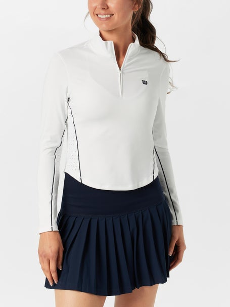 Wilson Womens Core Brentwood Half Zip - White