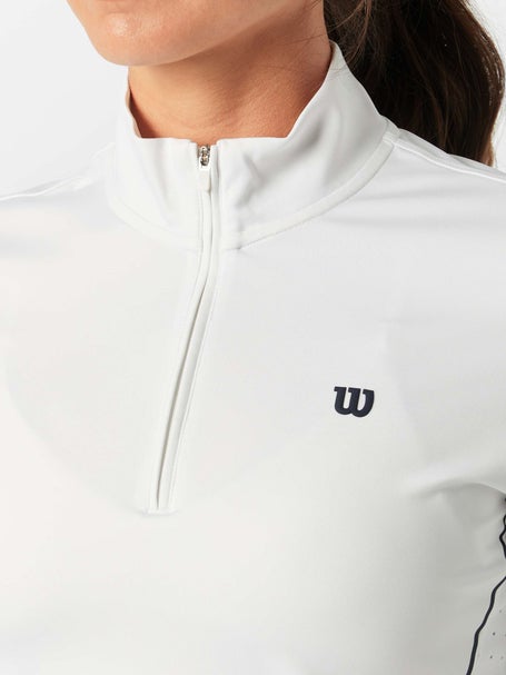 Wilson Womens Core Brentwood Half Zip - White