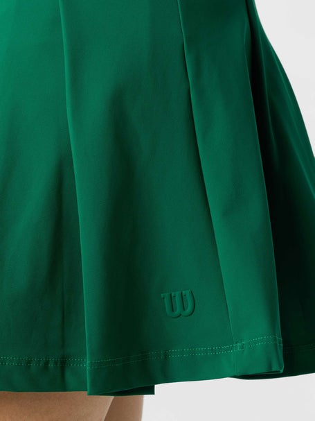 Wilson Womens Classic Pleated Mini Skirt - Field Green