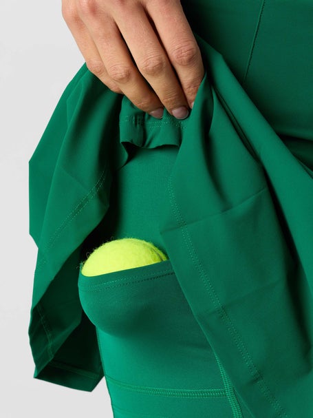 Wilson Womens Classic Pleated Mini Skirt - Field Green