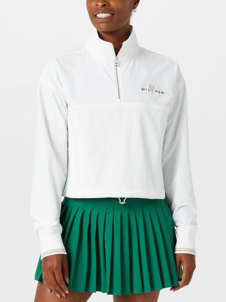 Wilson Womens Core Davenport Half Zip - White