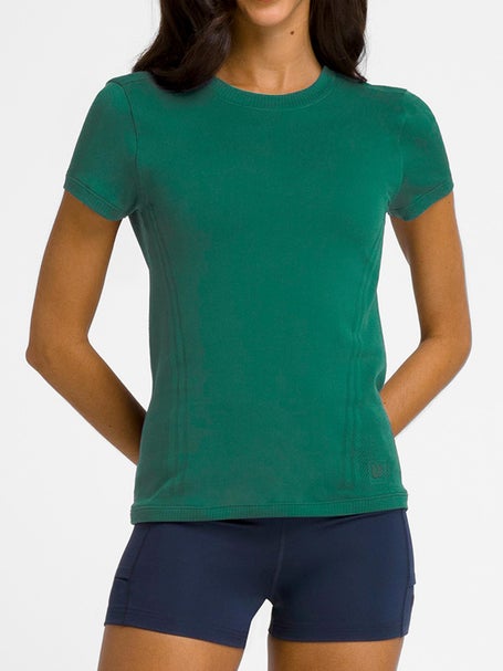 Wilson Womens Core Pro Seamless Top - Field Green