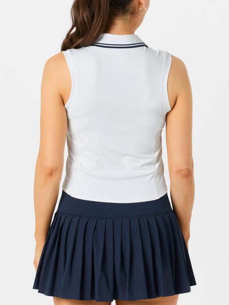 Wilson Womens Desert Vibes Rib Sleeveless Polo