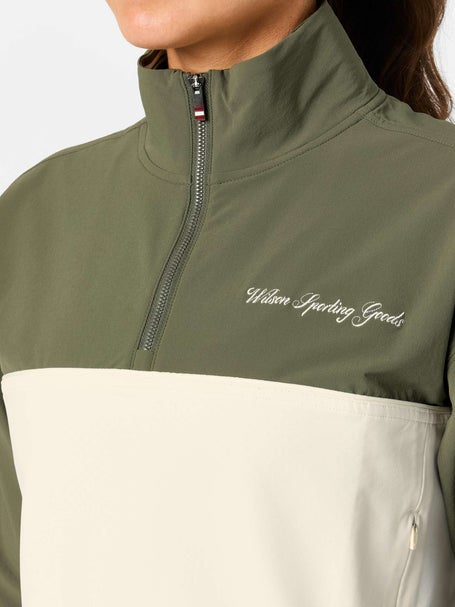 Wilson Womens Davenport Woven Half Zip