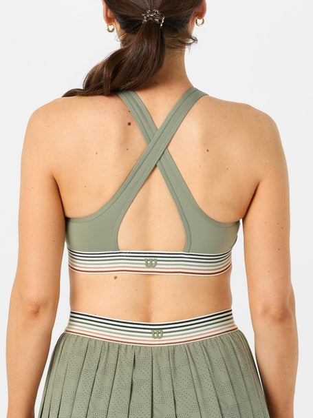 Wilson Womens Fieldhouse 2.0 Stripe Bra