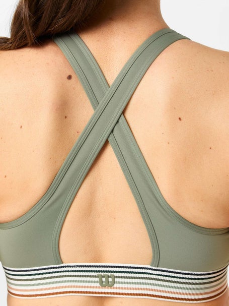 Wilson Womens Fieldhouse 2.0 Stripe Bra