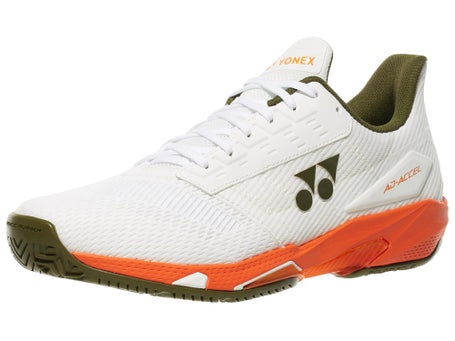 Yonex PC Ad Accel White/Orange Mens Shoe