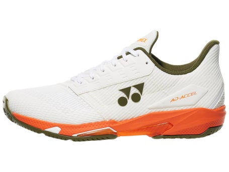 Yonex PC Ad Accel White/Orange Mens Shoe
