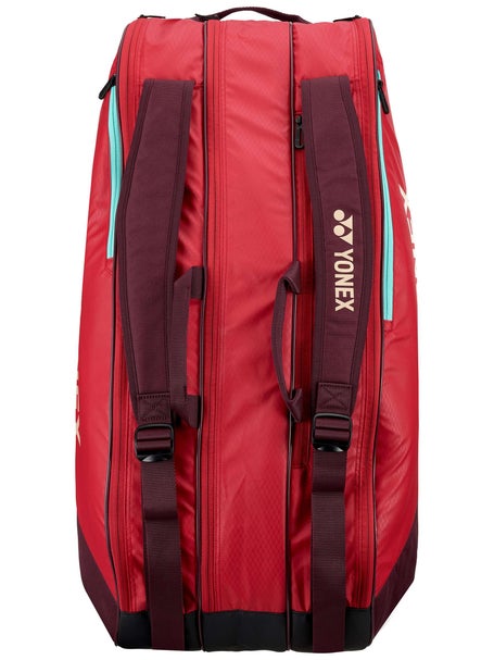Yonex Team Racquet 9 Pack Bag Ruby Red