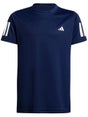 adidas Boy's Spring Club 3 Stripe Top Navy XS