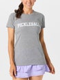 Bubble Women's Pickleball T-Shirt Grey S