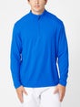 IBKUL Men's 1/2 Zip Mock LS Royal S