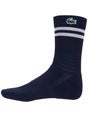 Lacoste Men's Pique Technical Crew Sock Navy L