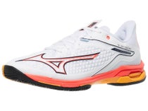 Mizuno Wave Exceed Tour 6 White/Coral Men's Shoes